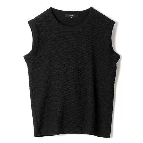 【フローレント/FLORENT】のOARGANIC COTTON SLEEVELESS TOPS インテリア・キッズ・メンズ・レディースファッション・服の通販 founy(ファニー) 　ファッション　Fashion　レディースファッション　WOMEN　トップス・カットソー　Tops/Tshirt　リラックス　Relax　夏　Summer　洗える　Washable　BLACK|ID: prp329100004032432 ipo3291000000026798756