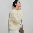 【ララージ/Laraaji】のループ編み2WAYプルオーバーニット 人気、トレンドファッション・服の通販 founy(ファニー) ファッション Fashion レディースファッション WOMEN トップス・カットソー Tops/Tshirt ニット Knit Tops プルオーバー Pullover 2024年 2024 2024-2025秋冬・A/W Aw/Autumn/Winter/Fw/Fall/2024-2025 デニム Denim ビンテージ Vintage プリント Print ボトム Bottom ループ Loop 軽量 Lightweight thumbnail オフホワイト|ID: prp329100004034680 ipo3291000000026832304