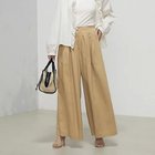 【ノーリーズ/NOLLEY'S】の【WEB限定サイズあり】ウォッシャブルセルロース5タックワイドパンツ キャメル|ID:prp329100004034702