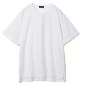 【イレーヴ/YLEVE】のORGANIC COTTON BIO T 人気、トレンドファッション・服の通販 founy(ファニー) ファッション Fashion レディースファッション Fashion for Women イレヘム Irregular Hemline シンプル Simple, Minimal スリット Slit, Slit Detail チェック Check, Plaid, Tartan ロング Long, Long-Length |ID:prp329100004035778