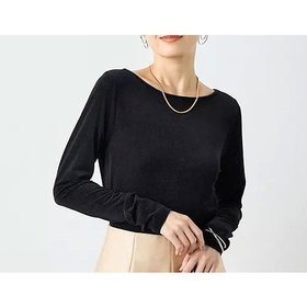 【ノーリーズソフィー/NOLLEY'S sophi】のシアーベロアボートネックTシャツ 人気、トレンドファッション・服の通販 founy(ファニー) ファッション Fashion レディースファッション WOMEN トップス・カットソー Tops/Tshirt シャツ/ブラウス Shirts/Blouses ロング / Tシャツ T-Shirts ベロア Velour 2024年 2024 2024-2025秋冬・A/W Aw/Autumn/Winter/Fw/Fall/2024-2025 インナー Inner ベロア Velor 秋 Autumn/Fall |ID:prp329100004035791