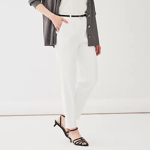 【アンタイトル/UNTITLED】の【キレイ見え/後ろウエストゴム】ストレッチテーパードパンツ 人気、トレンドファッション・服の通販 founy(ファニー) 　ファッション　Fashion　レディースファッション　WOMEN　パンツ　Pants　インナー　Inner　ストレッチ　Stretch　スマート　Smart　定番　Standard　ポケット　Pocket　羽織　Haori　おすすめ　Recommend　夏　Summer　ビジネス 仕事 通勤　Business　 other-1|ID: prp329100004035887 ipo3291000000030708114