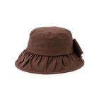 【シューラルー/SHOO LA RUE】のバックスリットリボンギャザーブリムHAT ブラウン|ID: prp329100004040175 ipo3291000000026951445