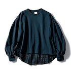 【トゥエルブクローゼット/12closet】の【洗える】バックフレア切替カットソー ネイビー&#215;ネイビー|ID: prp329100004042100 ipo3291000000034766583