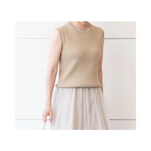 【エムセブンデイズ/M7days】のラメ入りノースリニット 人気、トレンドファッション・服の通販 founy(ファニー) 　ファッション　Fashion　レディースファッション　Fashion for Women　トップス・カットソー　Cut & Sew Tops　ニット　Knit Tops & Sweaters　インナー　Innerwear　ジャケット　Jacket, Outerwear　トレンド　Trend, Trending Now　ノースリーブ　Sleeveless, No-Sleeve　フェミニン　Feminine, Girly　ブルゾン　Blouson, Bomber Jacket　エレガント 上品　Elegant　洗える　Machine Washable　other-2|ID: prp329100004042103 ipo3291000000031293212