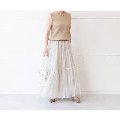 【エムセブンデイズ/M7days】のラメ入りノースリニット 人気、トレンドファッション・服の通販 founy(ファニー) 　ファッション　Fashion　レディースファッション　Fashion for Women　トップス・カットソー　Cut & Sew Tops　ニット　Knit Tops & Sweaters　インナー　Innerwear　ジャケット　Jacket, Outerwear　トレンド　Trend, Trending Now　ノースリーブ　Sleeveless, No-Sleeve　フェミニン　Feminine, Girly　ブルゾン　Blouson, Bomber Jacket　エレガント 上品　Elegant　洗える　Machine Washable　other-3|ID: prp329100004042103 ipo3291000000031293215