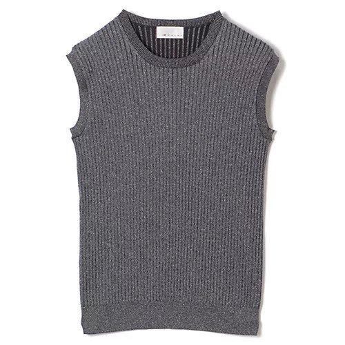 【エムセブンデイズ/M7days】のラメ入りノースリニット インテリア・キッズ・メンズ・レディースファッション・服の通販 founy(ファニー) ファッション Fashion レディースファッション Fashion for Women トップス・カットソー Cut & Sew Tops ニット Knit Tops & Sweaters インナー Innerwear ジャケット Jacket, Outerwear トレンド Trend, Trending Now ノースリーブ Sleeveless, No-Sleeve フェミニン Feminine, Girly ブルゾン Blouson, Bomber Jacket エレガント 上品 Elegant 洗える Machine Washable ネイビー|ID: prp329100004042103 ipo3291000000035912179