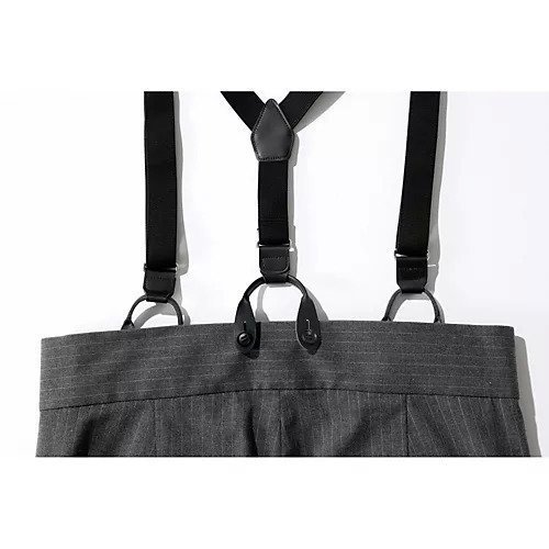 【スアデオ/suadeo】の腰高サスペンダー付きパンツ 人気、トレンドファッション・服の通販 founy(ファニー) 　ファッション　Fashion　レディースファッション　Fashion for Women　パンツ　Pants & Trousers　サスペンダー　Suspenders, Braces　ストライプ　Stripe, Striped Pattern　ダブル　Double, Double-Breasted　マニッシュ　Mannish, Boyish　other-2|ID: prp329100004042112 ipo3291000000034956547