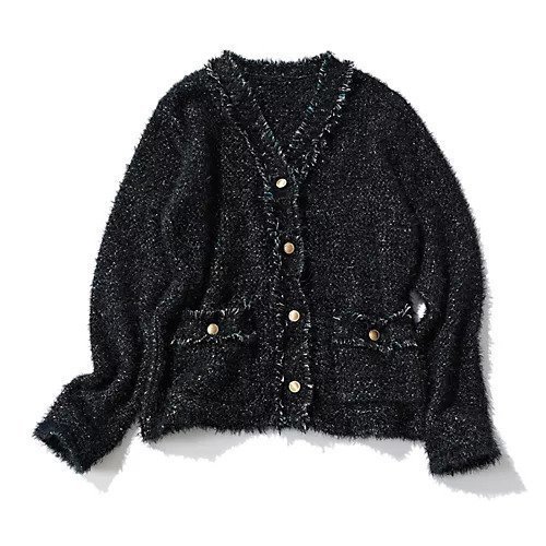 【スアデオ/suadeo】のNEWツイードニットジャケット 人気、トレンドファッション・服の通販 founy(ファニー) 　ファッション　Fashion　レディースファッション　WOMEN　アウター　Coat Outerwear　ジャケット　Jackets　イエロー　Yellow　ジャケット　Jacket　ツイード　Tweed　デニム　Denim　ミックス　Mix　other-3|ID: prp329100004042199 ipo3291000000031260062