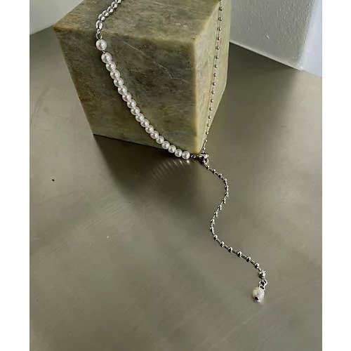 【マージュール/marjour】のPEARL & BALL CHAIN SLIDER NECKLACE 人気、トレンドファッション・服の通販 founy(ファニー) 　ファッション　Fashion　レディースファッション　Fashion for Women　ジュエリー　Jewelry　ネックレス　Necklaces & Pendants　コンビ　Combo, Combination Style　チェーン　Chain, Chain Strap　ネックレス　Necklace, Pendant Necklace　パール　Pearl, Pearl Accent　メタル　Metal, Metal Parts　ロング　Long, Long-Length　other-2|ID: prp329100004043295 ipo3291000000031293117