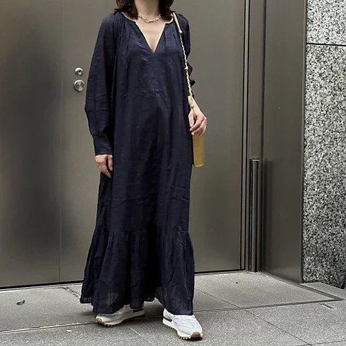 【ヌキテパ/NE QUITTEZ PAS】のコットンギャザードレス 人気、トレンドファッション・服の通販 founy(ファニー) 　ファッション　Fashion　レディースファッション　Fashion for Women　ワンピース　Dresses　フォーマル・パーティードレス・結婚式用ドレス　Elegant & Casual Dresses　ギャザー　Gathered, Ruffled　スキッパー　Skipper, Open Collar　ストライプ　Stripe, Striped Pattern　リラックス　Relax, Relaxed Fit　夏　Summer　洗える　Machine Washable　other-2|ID: prp329100004045047 ipo3291000000032062875