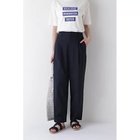 【ヒューマンウーマン/HUMAN WOMAN】のPE/C/麻ストレッチパンツ ネイビー|ID: prp329100004045761 ipo3291000000030966484