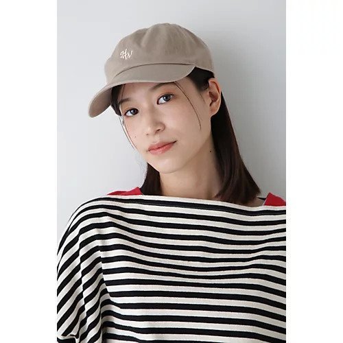 【ヒューマンウーマン/HUMAN WOMAN】のHW ロゴキャップ インテリア・キッズ・メンズ・レディースファッション・服の通販 founy(ファニー) 　ファッション　Fashion　レディースファッション　Fashion for Women　キャップ　Cap, Baseball Cap　クラウン　Crown, Royal Motif　バランス　Balance, Style Balance　モチーフ　Motif, Design Theme　ワンポイント　One Point, Statement Accent　人気　Popular, Best Seller　夏　Summer　ベージュ|ID: prp329100004045787 ipo3291000000027073820