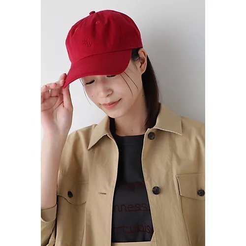 【ヒューマンウーマン/HUMAN WOMAN】のHW ロゴキャップ インテリア・キッズ・メンズ・レディースファッション・服の通販 founy(ファニー) 　ファッション　Fashion　レディースファッション　Fashion for Women　キャップ　Cap, Baseball Cap　クラウン　Crown, Royal Motif　バランス　Balance, Style Balance　モチーフ　Motif, Design Theme　ワンポイント　One Point, Statement Accent　人気　Popular, Best Seller　夏　Summer　ボルドー|ID: prp329100004045787 ipo3291000000027073821