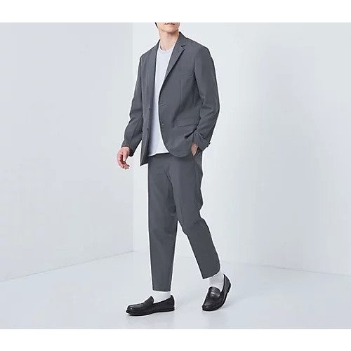 【グリーンレーベルリラクシング/green label relaxing / UNITED ARROWS / MEN】の【WEB限定】JUST fit ドライPEスリムセットアップ ジャケット&パンツ -吸水速乾・防シワ- インテリア・キッズ・メンズ・レディースファッション・服の通販 founy(ファニー) 　ファッション　Fashion　メンズファッション　MEN　ボトムス　Bottoms/Men　カットソー　Cut And Sew　吸水　Water Absorption　ジャケット　Jacket　スエード　Suede　スニーカー　Sneakers　スマート　Smart　スリム　Slim　セットアップ　Set Up　ドレス　Dress　人気　Popularity　フラップ　Flap　フロント　Front　ポケット　Pocket　おすすめ　Recommend　エレガント 上品　Elegant　入学式　Entrance Ceremony　卒業式　Graduation Ceremony　結婚式　Wedding Ceremony　ビジネス 仕事 通勤　Business　DK.GRAY|ID: prp329100004046576 ipo3291000000027095755