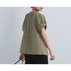 【グリーンレーベル リラクシング / ユナイテッドアローズ/green label relaxing / UNITED ARROWS】のスタンドネック 2WAY ブラウス 2 人気、トレンドファッション・服の通販 founy(ファニー) ファッション Fashion レディースファッション WOMEN トップス・カットソー Tops/Tshirt シャツ/ブラウス Shirts/Blouses おすすめ Recommend ギャザー Gather スタンド Stand モノトーン Monotone 夏 Summer thumbnail OLIVE|ID: prp329100004047537 ipo3291000000028502589