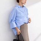 【ノーリーズソフィー/NOLLEY'S sophi】のパール釦スキッパーシャツ 人気、トレンドファッション・服の通販 founy(ファニー) ファッション Fashion レディースファッション WOMEN トップス・カットソー Tops/Tshirt シャツ/ブラウス Shirts/Blouses 2024年 2024 2024-2025秋冬・A/W Aw/Autumn/Winter/Fw/Fall/2024-2025 おすすめ Recommend スキッパー Skipper パール Pearl 人気 Popularity 定番 Standard 無地 Plain Color thumbnail サックス|ID: prp329100004047543 ipo3291000000027801067