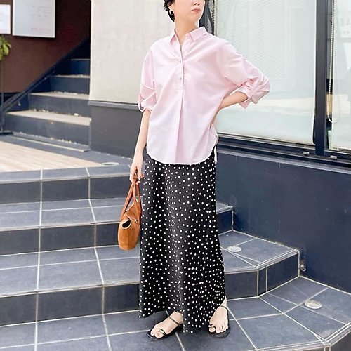 【ノーリーズソフィー/NOLLEY'S sophi】のパール釦スキッパーシャツ 人気、トレンドファッション・服の通販 founy(ファニー) 　ファッション　Fashion　レディースファッション　Fashion for Women　トップス・カットソー　Cut & Sew Tops　シャツ・ブラウス・オフィスカジュアル　Elegant Blouses & Button-Ups　2025年　2025　2025春夏・S/S　Spring/Summer 2025 SS25　おすすめ　Recommended / Our Picks　スキッパー　Skipper, Open Collar　パール　Pearl, Pearl Accent　ロング　Long, Long-Length　人気　Popular, Best Seller　定番　Standard, Basic Item　other-3|ID: prp329100004047543 ipo3291000000032434874