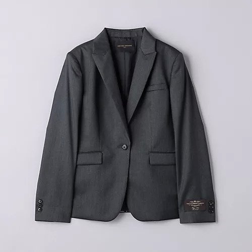 【ユナイテッドアローズ/UNITED ARROWS】のCANONICO テーラード ジャケット インテリア・キッズ・メンズ・レディースファッション・服の通販 founy(ファニー) 　ファッション　Fashion　レディースファッション　WOMEN　アウター　Coat Outerwear　ジャケット　Jackets　テーラードジャケット　Tailored Jackets　イタリア　Italy　インナー　Inner　コンパクト　Compact　シェイプ　Shape　ジャケット　Jacket　セットアップ　Set Up　テーラード　Tailored　おすすめ　Recommend　夏　Summer　エレガント 上品　Elegant　DK.GRAY|ID: prp329100004047662 ipo3291000000027115806