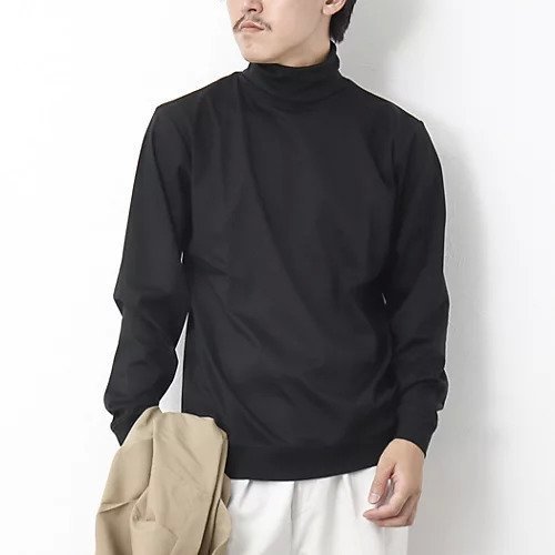 【ノーリーズ グッドマン/NOLLEY'S goodman / MEN】の《ビジカジ対応》シルケットスムース タートルネックドレスロンT インテリア・キッズ・メンズ・レディースファッション・服の通販 founy(ファニー) 　ファッション　Fashion　メンズファッション　MEN　インナー　Inner　カーディガン　Cardigan　クール　Cool　シルケット　Mercerization　ジャケット　Jacket　タートルネック　Turtleneck　バランス　Balance　ビジネス 仕事 通勤　Business　エレガント 上品　Elegant　ブラック|ID: prp329100004048890 ipo3291000000028852467