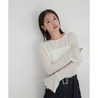 【ビス/VIS】のレースフレアースリーブトップス 人気、トレンドファッション・服の通販 founy(ファニー) ファッション Fashion レディースファッション WOMEN トップス・カットソー Tops/Tshirt 2024年 2024 2024-2025秋冬・A/W Aw/Autumn/Winter/Fw/Fall/2024-2025 A/W・秋冬 Aw・Autumn/Winter・Fw・Fall-Winter おすすめ Recommend インナー Inner カットソー Cut And Sew シアー Sheer ジャケット Jacket スリーブ Sleeve ビスチェ Bustier フィット Fit フォルム Form フレア Flare モチーフ Motif レース Race 冬 Winter 春 Spring 秋 Autumn/Fall thumbnail オフホワイト|ID: prp329100004049634 ipo3291000000028267038