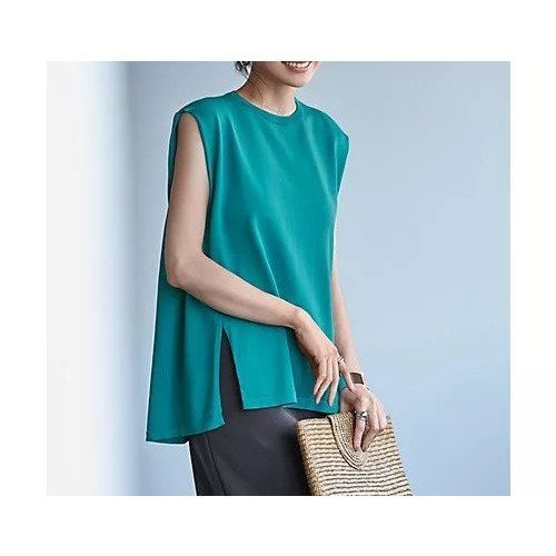 【スタイルデリ/STYLE DELI】の新涼感サイドボックスニットトップス インテリア・キッズ・メンズ・レディースファッション・服の通販 founy(ファニー) https://founy.com/ ファッション Fashion レディースファッション Fashion for Women トップス・カットソー Cut & Sew Tops ニット Knit Tops & Sweaters カーディガン Cardigan, Knitwear シアー Sheer, See-Through シンプル Simple, Minimal ジャケット Jacket, Outerwear スリット Slit, Slit Detail スリーブ Sleeve, Long Sleeve / Short Sleeve ターコイズ Turquoise, Blue-Green デニム Denim, Jeans Material ノースリーブ Sleeveless, No-Sleeve フレンチ French, French Style フロント Front, Front Design ブルゾン Blouson, Bomber Jacket ボックス Boxy, Box Shape ポケット Pocket, Pocket Detail ワイド Wide, Wide Fit 夏 Summer |ID: prp329100004050802 ipo3291000000032125509