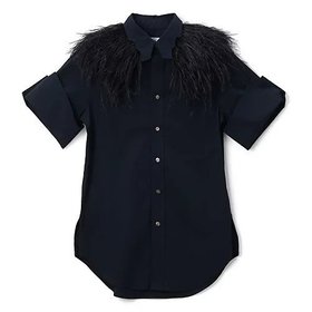 【トーガ プルラ/TOGA PULLA】のCotton S/S shirt with feather 人気、トレンドファッション・服の通販 founy(ファニー) ファッション Fashion レディースファッション WOMEN トップス・カットソー Tops/Tshirt シャツ/ブラウス Shirts/Blouses 2024年 2024 2024-2025秋冬・A/W Aw/Autumn/Winter/Fw/Fall/2024-2025 S/S・春夏 Ss・Spring/Summer フェザー Feather 夏 Summer 洗える Washable |ID:prp329100004051246