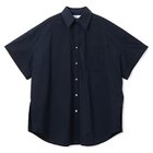 【トーガ プルラ/TOGA PULLA】のCotton S/S long shirt NAVY|ID: prp329100004051247 ipo3291000000027209984