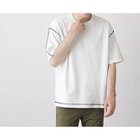 【ザ ショップ ティーケー/THE SHOP TK / MEN】の冷感ポンチステッチTシャツ 接触冷感/リラックスシルエット オフホワイト|ID: prp329100004051320 ipo3291000000027210668