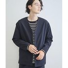 【ザ ショップ ティーケー/THE SHOP TK / MEN】の【360 ストレッチ/セットアップ可】リッチポリノーカラージャケット ネイビー|ID: prp329100004051324 ipo3291000000027932673