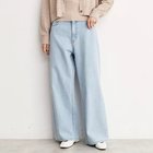 【ザ ショップ ティーケー/THE SHOP TK】のクリスタル&箔プリントワイドデニムパンツ 人気、トレンドファッション・服の通販 founy(ファニー) ファッション Fashion レディースファッション WOMEN パンツ Pants デニムパンツ Denim Pants おすすめ Recommend クリスタル Crystal シンプル Simple スマート Smart デニム Denim パターン Pattern フロント Front プリント Print ポケット Pocket ワイド Wide thumbnail ブルー|ID: prp329100004052837 ipo3291000000027248761