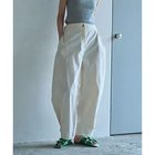 【マージュール/marjour】のCURVE COTTON PANTS 人気、トレンドファッション・服の通販 founy(ファニー) ファッション Fashion レディースファッション WOMEN パンツ Pants おすすめ Recommend コクーン Cocoon ストレッチ Stretch リラックス Relax thumbnail IVORY|ID: prp329100004053786 ipo3291000000027267877