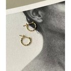 【マージュール/marjour】の[m.]SV925 TWIST MINI HOOP PIERCE GOLD|ID: prp329100004053848 ipo3291000000034695197