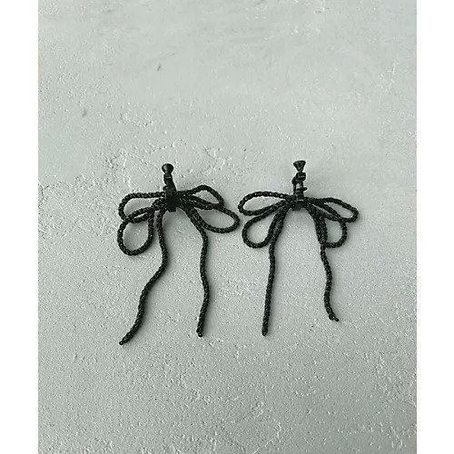 【マージュール/marjour】のDOUBLE RIBBON EARRING 人気、トレンドファッション・服の通販 founy(ファニー) 　ファッション　Fashion　レディースファッション　WOMEN　ジュエリー　Jewelry　リング　Rings　イヤリング　Earrings　イヤリング　Earrings　モチーフ　Motif　リボン　Ribbon　ループ　Loop　 other-1|ID: prp329100004053852 ipo3291000000027268301