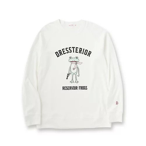 【ドレステリア/DRESSTERIOR / MEN】のフロッグラグランフライスロングTシャツ インテリア・キッズ・メンズ・レディースファッション・服の通販 founy(ファニー) 　ファッション　Fashion　メンズファッション　MEN　インナー　Inner　ジャケット　Jacket　スマート　Smart　スリーブ　Sleeve　チェーン　Chain　フロント　Front　ブルゾン　Blouson　プリント　Print　ヴィンテージ　Vintage　人気　Popularity　今季　This Season　ホワイト|ID: prp329100004053894 ipo3291000000027268543