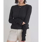 【ビス/VIS】の【洗える】シャーリングスリーブシアーロングTシャツ 人気、トレンドファッション・服の通販 founy(ファニー) ファッション Fashion レディースファッション WOMEN トップス・カットソー Tops/Tshirt シャツ/ブラウス Shirts/Blouses ロング / Tシャツ T-Shirts インナー Inner 春 Spring 洗える Washable 秋 Autumn/Fall シアー Sheer シャーリング Shirring ジャケット Jacket ストレッチ Stretch スリーブ Sleeve センター Center トレンド Trend ビスチェ Bustier フロント Front ベスト Vest ロング Long 冬 Winter A/W・秋冬 Aw・Autumn/Winter・Fw・Fall-Winter おすすめ Recommend 2024年 2024 2024-2025秋冬・A/W Aw/Autumn/Winter/Fw/Fall/2024-2025 thumbnail ブラック|ID: prp329100004054774 ipo3291000000028054563