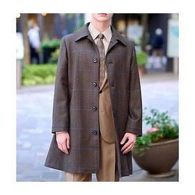 【ドレステリア/DRESSTERIOR / MEN】のオーバーペーンチェック バルマカーンコート 人気、トレンドファッション・服の通販 founy(ファニー) ファッション Fashion メンズファッション MEN スマート Smart スーツ Suit セットアップ Set Up チェック Check ドレス Dress 定番 Standard ポケット Pocket 別注 Special Order エレガント 上品 Elegant ビジネス 仕事 通勤 Business |ID:prp329100004054845