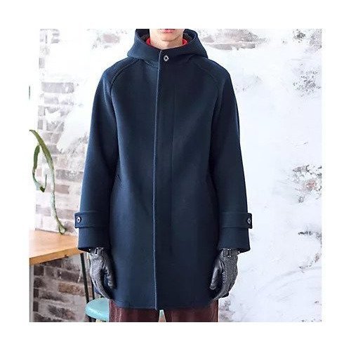 【ドレステリア/DRESSTERIOR / MEN】のSurerUPER140 s ウールフーデットコート 人気、トレンドファッション・服の通販 founy(ファニー) 　ファッション　Fashion　メンズファッション　MEN　インナー　Inner　カッティング　Cutting　スマート　Smart　スリーブ　Sleeve　トレンド　Trend　定番　Standard　フロント　Front　ポケット　Pocket　メルトン　Melton　モダン　Modern　エレガント 上品　Elegant　 other-1|ID: prp329100004054854 ipo3291000000028245512