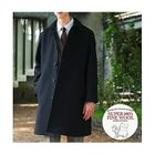 【ドレステリア/DRESSTERIOR / MEN】の【Safari12月号掲載】Super140 s バルマカーンコート ブラック|ID: prp329100004054857 ipo3291000000029582326