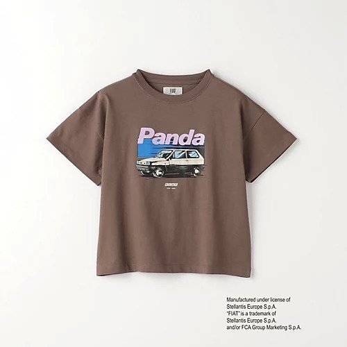 【グリーンレーベルリラクシング/green label relaxing / UNITED ARROWS / KIDS】の【別注】TJ FIAT PANDA Tシャツ / キッズ 140cm-150cm インテリア・キッズ・メンズ・レディースファッション・服の通販 founy(ファニー) 　ファッション　Fashion　キッズファッション　KIDS　イタリア　Italy　キャラクター　Character　グラフィック　Graphic　ショーツ　Shorts　フロント　Front　プリント　Print　別注　Special Order　リアル　Real　ワイド　Wide　おすすめ　Recommend　MD.BROWN|ID: prp329100004062943 ipo3291000000027365332