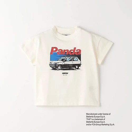 【グリーンレーベルリラクシング/green label relaxing / UNITED ARROWS / KIDS】の【別注】TJ FIAT PANDA Tシャツ / キッズ 100cm-130cm インテリア・キッズ・メンズ・レディースファッション・服の通販 founy(ファニー) 　ファッション　Fashion　キッズファッション　KIDS　イタリア　Italy　キャラクター　Character　グラフィック　Graphic　ショーツ　Shorts　フロント　Front　プリント　Print　別注　Special Order　リアル　Real　ワイド　Wide　おすすめ　Recommend　WHITE|ID: prp329100004062945 ipo3291000000027365343