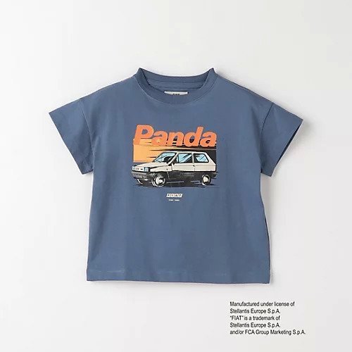 【グリーンレーベルリラクシング/green label relaxing / UNITED ARROWS / KIDS】の【別注】TJ FIAT PANDA Tシャツ / キッズ 100cm-130cm インテリア・キッズ・メンズ・レディースファッション・服の通販 founy(ファニー) 　ファッション　Fashion　キッズファッション　KIDS　イタリア　Italy　キャラクター　Character　グラフィック　Graphic　ショーツ　Shorts　フロント　Front　プリント　Print　別注　Special Order　リアル　Real　ワイド　Wide　おすすめ　Recommend　NAVY|ID: prp329100004062945 ipo3291000000027365344