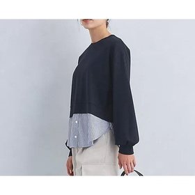 【グリーンレーベル リラクシング / ユナイテッドアローズ/green label relaxing / UNITED ARROWS】のシャツヘム ドッキング プルオーバー 人気、トレンドファッション・服の通販 founy(ファニー) ファッション Fashion レディースファッション WOMEN トップス・カットソー Tops/Tshirt シャツ/ブラウス Shirts/Blouses プルオーバー Pullover カットソー Cut And Sew ストライプ Stripe トレンド Trend ドッキング Docking バランス Balance ボトム Bottom ワイド Wide 冬 Winter 無地 Plain Color 秋 Autumn/Fall |ID:prp329100004064558