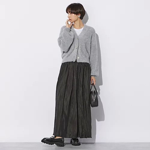 【スアデオ/suadeo】のラメVネックカーディガン 人気、トレンドファッション・服の通販 founy(ファニー) 　ファッション　Fashion　レディースファッション　Fashion for Women　トップス・カットソー　Cut & Sew Tops　カーディガン・羽織り　Layered Style Cardigans　Vネックトップス　V-Neck Tops / V-Cut Neckline Shirts　カーディガン　Cardigan, Knitwear　コンパクト　Compact, Small Size　ショート　Short, Short Length　フェザーヤーン　Feather Yarn, Fluffy Yarn　レギュラー　Regular, Standard Fit　洗える　Machine Washable　other-2|ID: prp329100004064577 ipo3291000000034954551