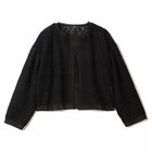 【フローレント/FLORENT】のFEATHER TULLE CARDIGAN BLACK|ID: prp329100004064580 ipo3291000000027387282