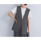 【グリーンレーベル リラクシング / ユナイテッドアローズ/green label relaxing / UNITED ARROWS】のドライタッチ ミドル ジレ -マシンウォッシャブル- DK.GRAY|ID: prp329100004064587 ipo3291000000027387319