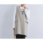 【グリーンレーベル リラクシング / ユナイテッドアローズ/green label relaxing / UNITED ARROWS】のツイードライク ベスト -マシンウォッシャブル・ストレッチ・防シワ- NATURAL|ID: prp329100004064589 ipo3291000000027387329