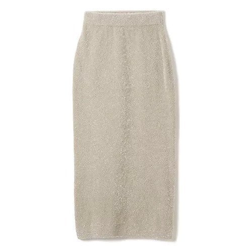 【スアデオ/suadeo】のラメスカート インテリア・キッズ・メンズ・レディースファッション・服の通販 founy(ファニー) ファッション Fashion レディースファッション Fashion for Women スカート Skirts フェザー Feather, Feather Detail フェザーヤーン Feather Yarn, Fluffy Yarn 洗える Machine Washable ライトベージュ|ID: prp329100004064592 ipo3291000000034955958