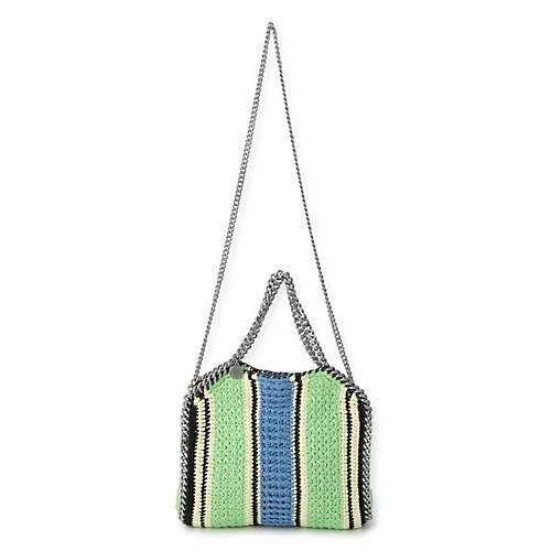 【ステラ マッカートニー/STELLA McCARTNEY】のMini Tote Striped Cotton Crochet インテリア・キッズ・メンズ・レディースファッション・服の通販 founy(ファニー) https://founy.com/ ファッション Fashion レディースファッション WOMEN バッグ Bag 2023年 2023 2023春夏・S/S Ss,Spring/Summer,2023 クール Cool ストライプ Stripe |ID: prp329100004064616 ipo3291000000027387492