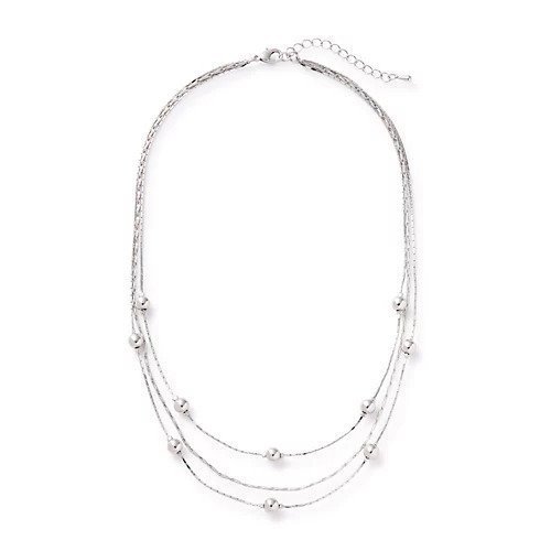 【ヒューマンウーマン/HUMAN WOMAN】の3連ボールネックレス 人気、トレンドファッション・服の通販 founy(ファニー) 　ファッション　Fashion　レディースファッション　Fashion for Women　ジュエリー　Jewelry　ネックレス　Necklaces & Pendants　おすすめ　Recommended / Our Picks　シンプル　Simple, Minimal　ネックレス　Necklace, Pendant Necklace　other-2|ID: prp329100004064661 ipo3291000000031292490